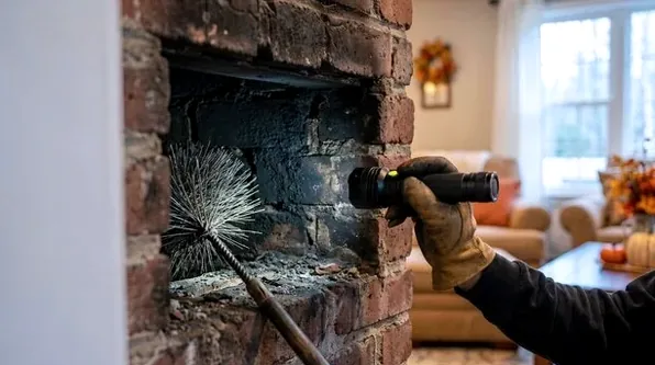 Basement fireplace check in Kingsdale